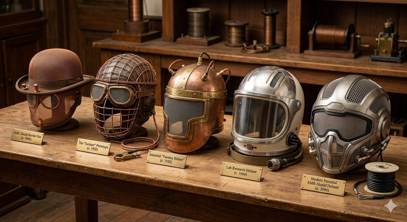 From Copper Wire to Cyberpunk: The History of the Faraday Helmet