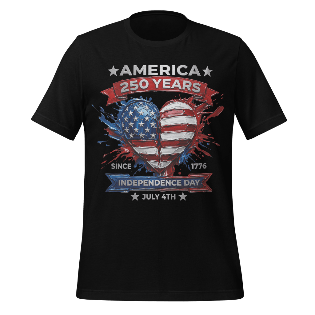 America 250 Years - Heart of the Flag | Patriotic T-Shirt