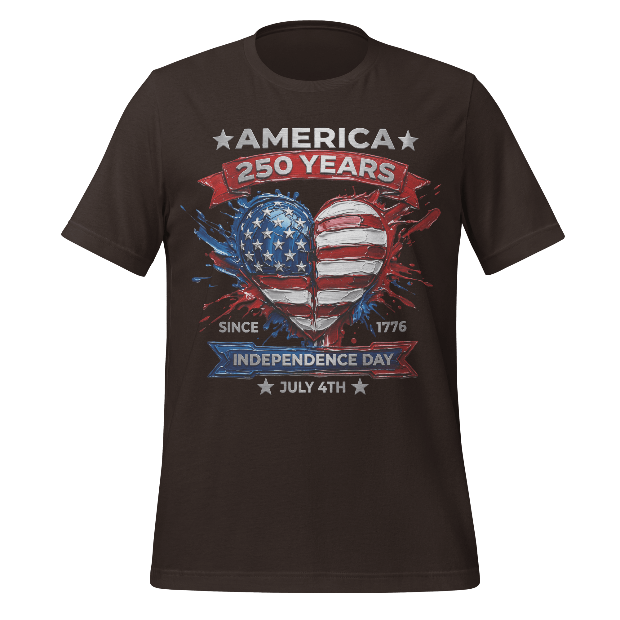 America 250 Years - Heart of the Flag | Patriotic T-Shirt