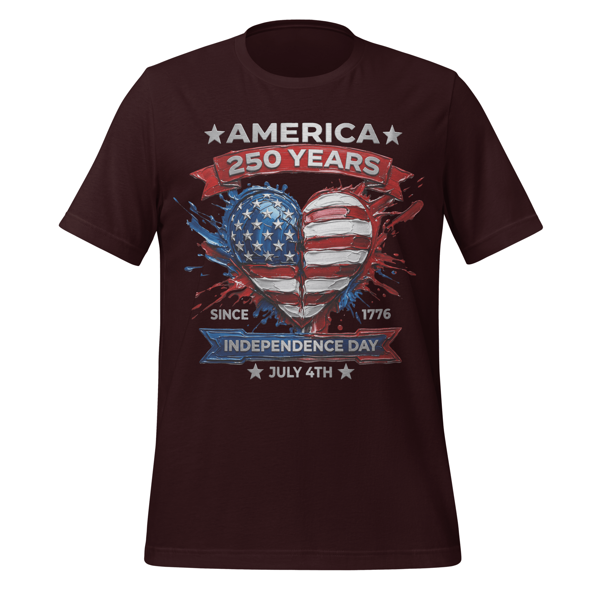 America 250 Years - Heart of the Flag | Patriotic T-Shirt
