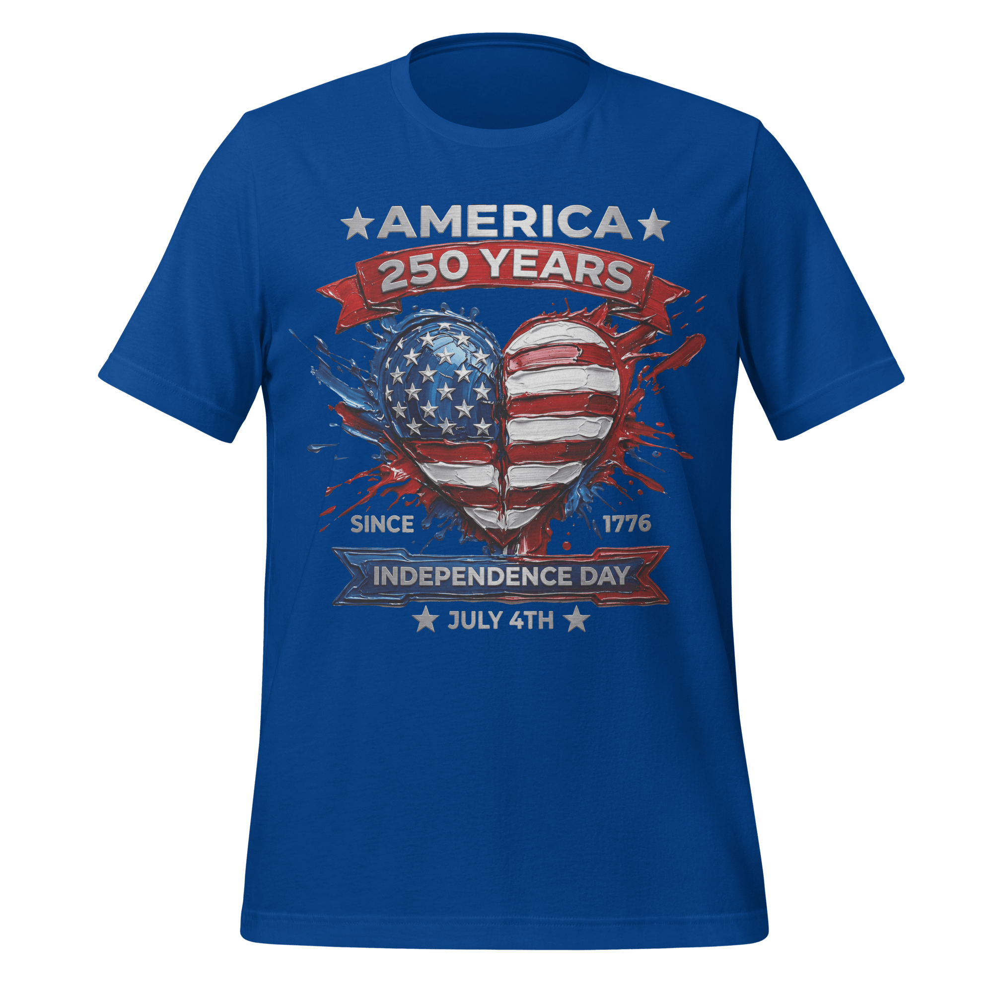 America 250 Years - Heart of the Flag | Patriotic T-Shirt