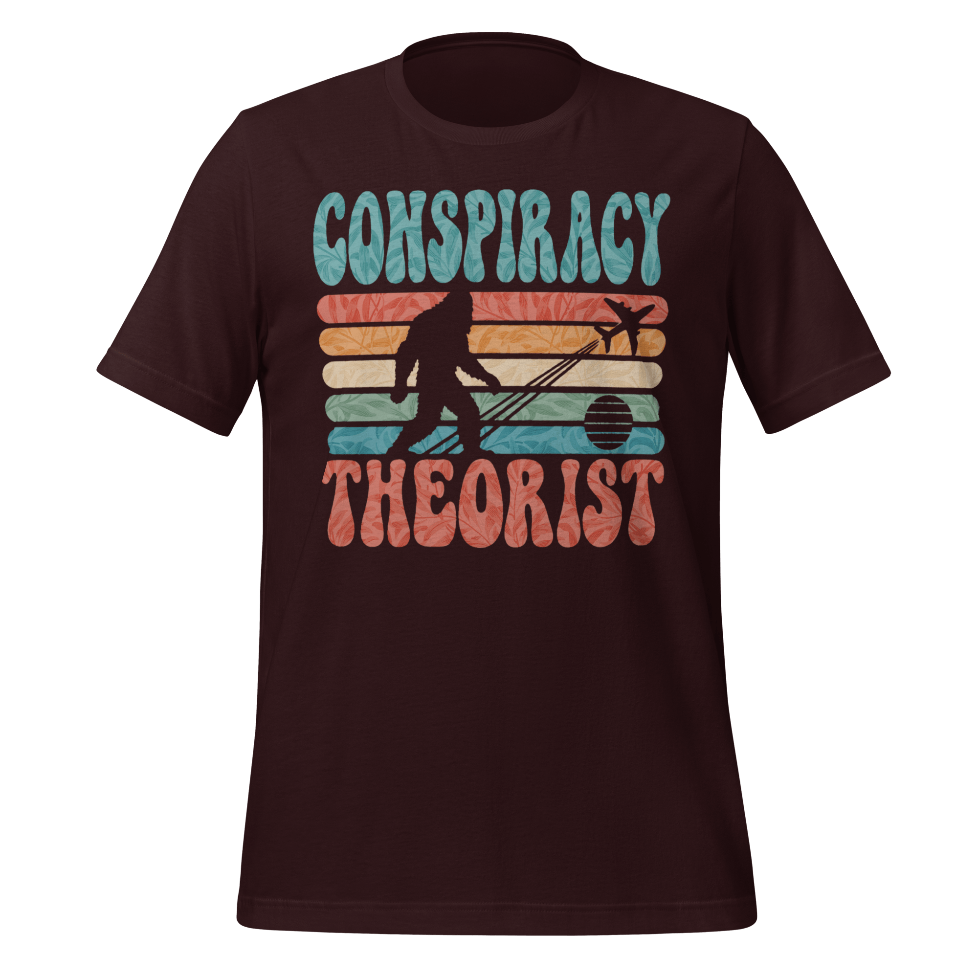 Conspiracy Theorist Bigfoot Retro Graphic T-Shirt