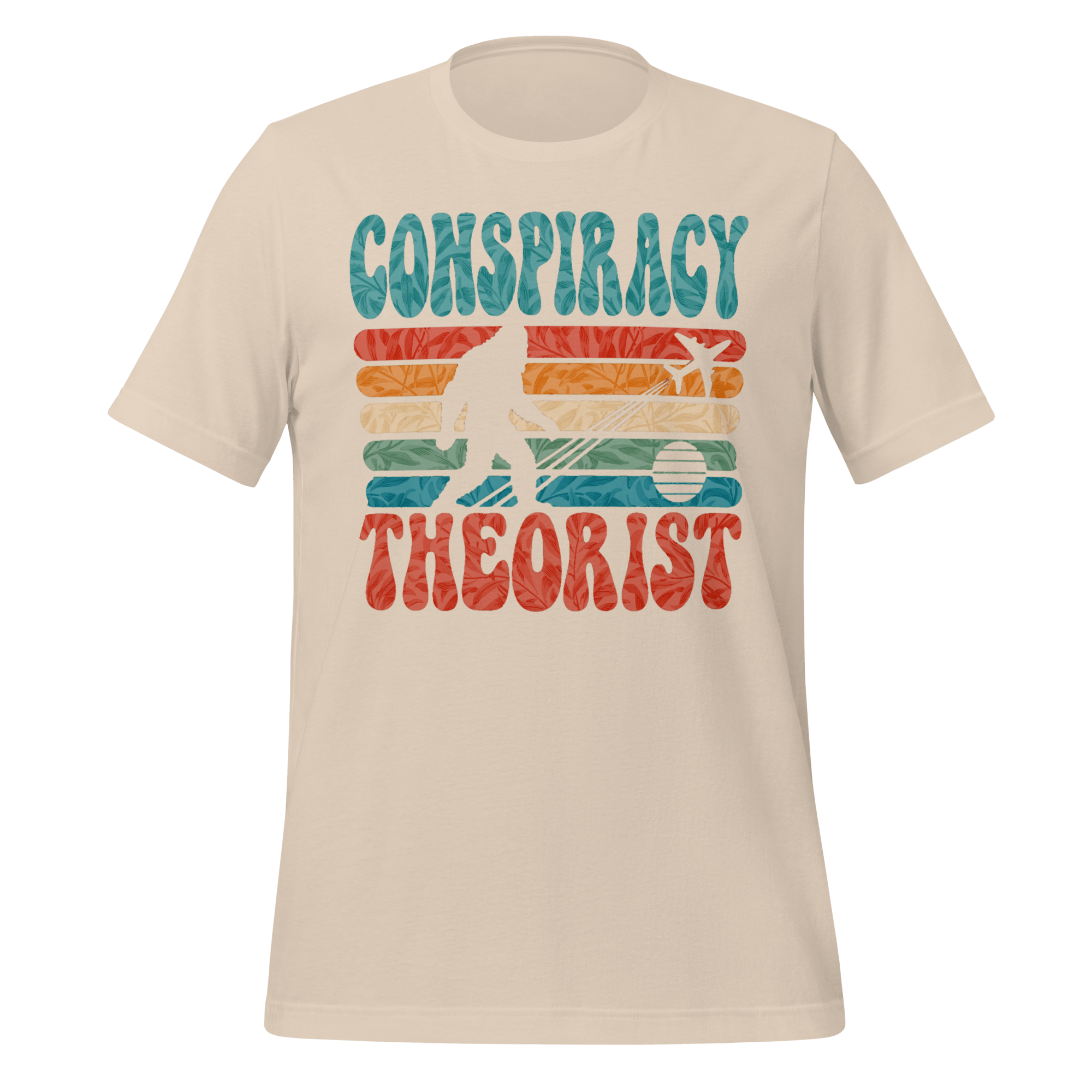 Conspiracy Theorist Bigfoot Retro Graphic T-Shirt