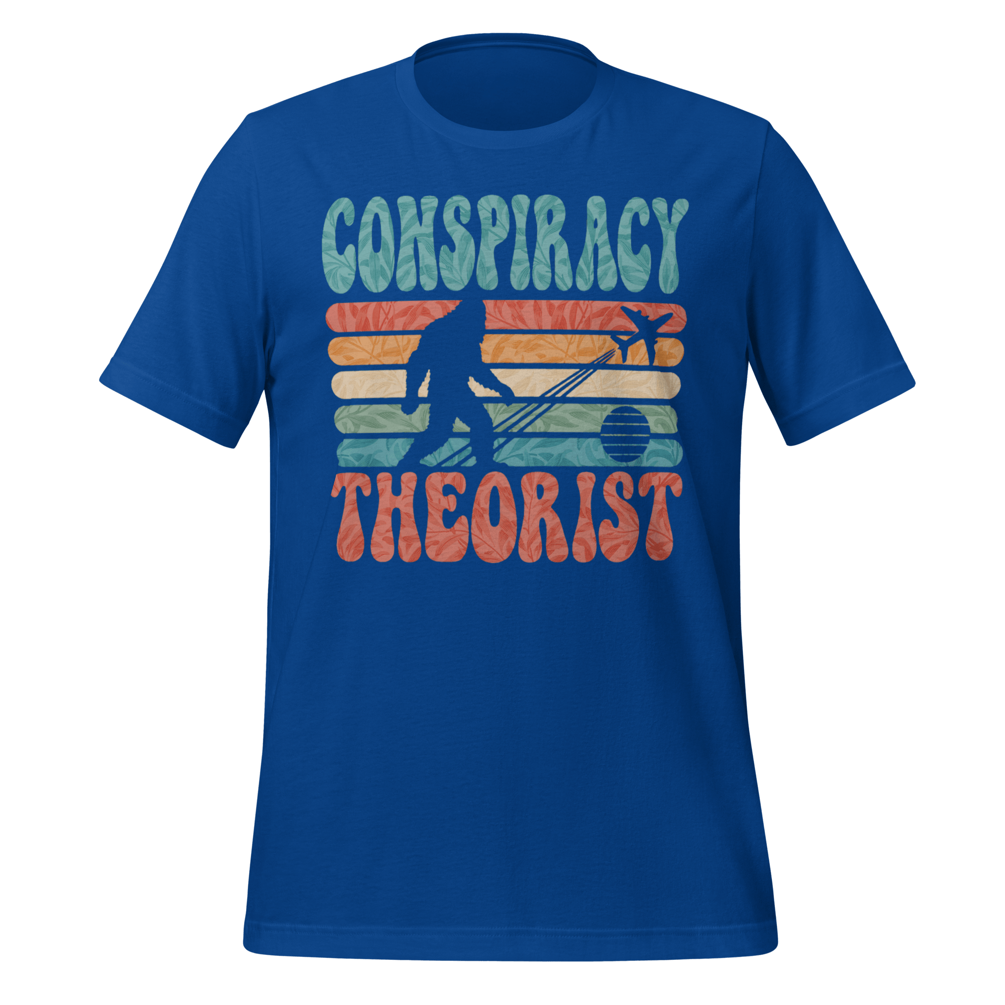 Conspiracy Theorist Bigfoot Retro Graphic T-Shirt