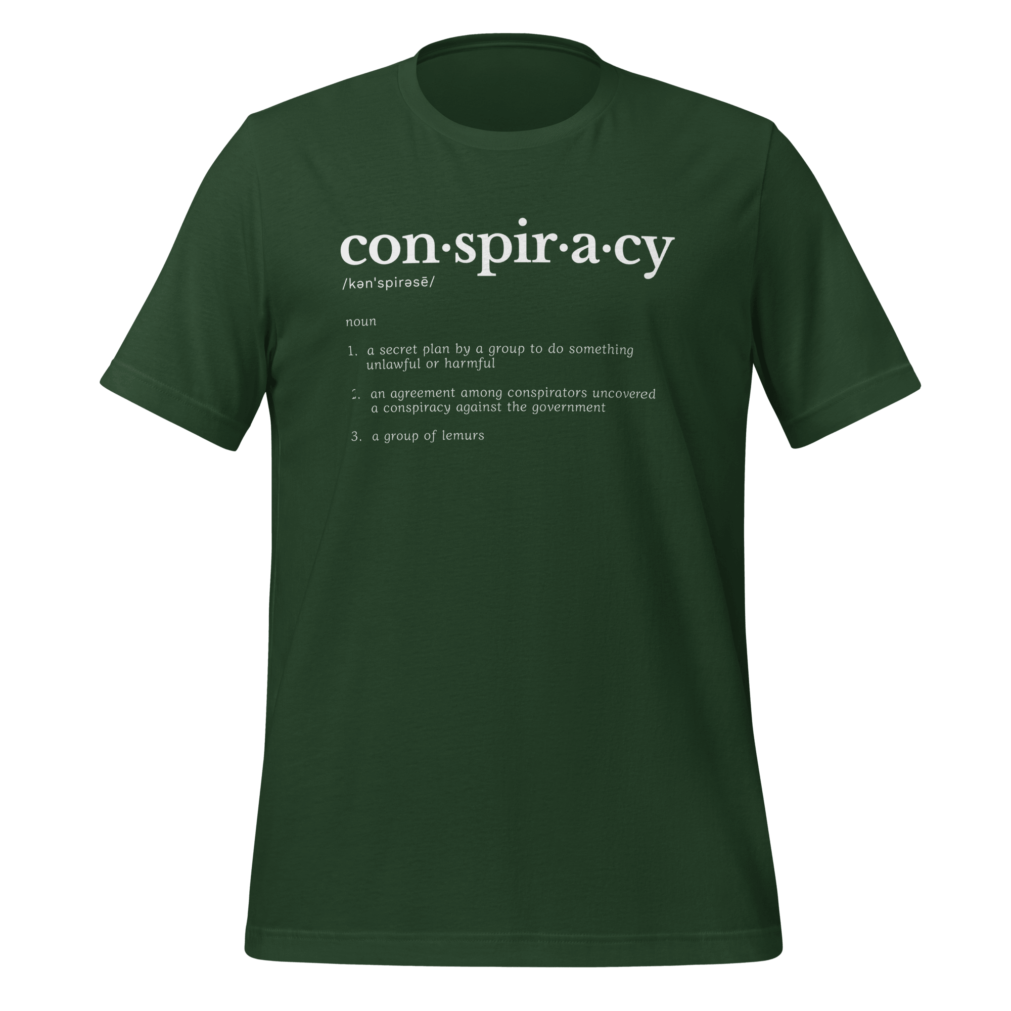 Conspiracy Definition – Dictionary T-Shirt