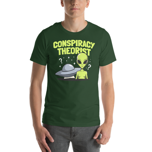 Conspiracy Theorist Alien Shirt | Funny UFO Graphic T-Shirt