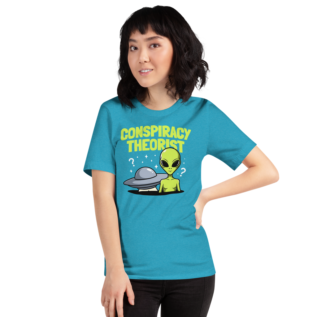 Conspiracy Theorist Alien Shirt | Funny UFO Graphic T-Shirt