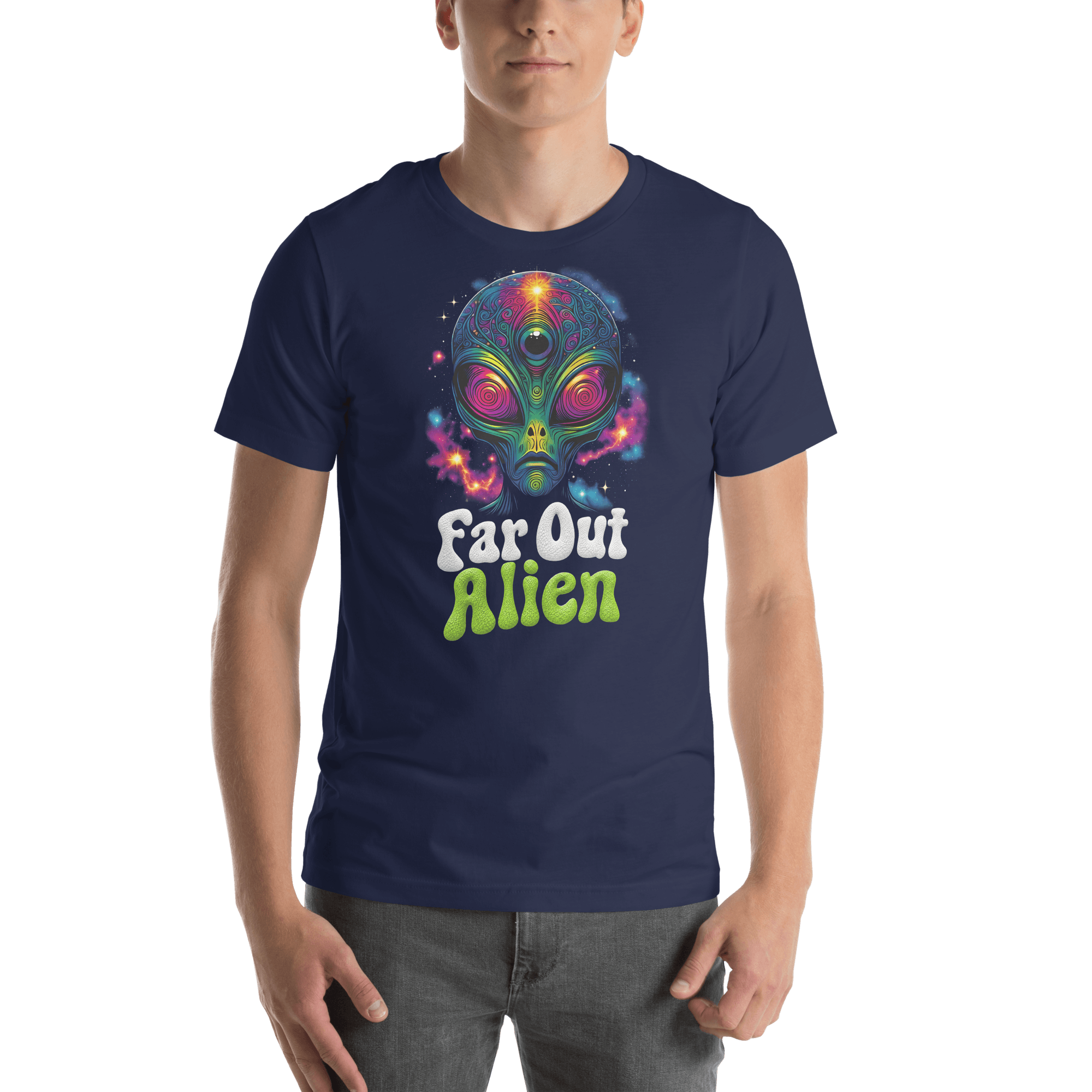 Far Out Psychedelic Alien T-Shirt
