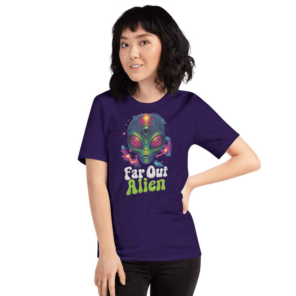 Far Out Psychedelic Alien T-Shirt
