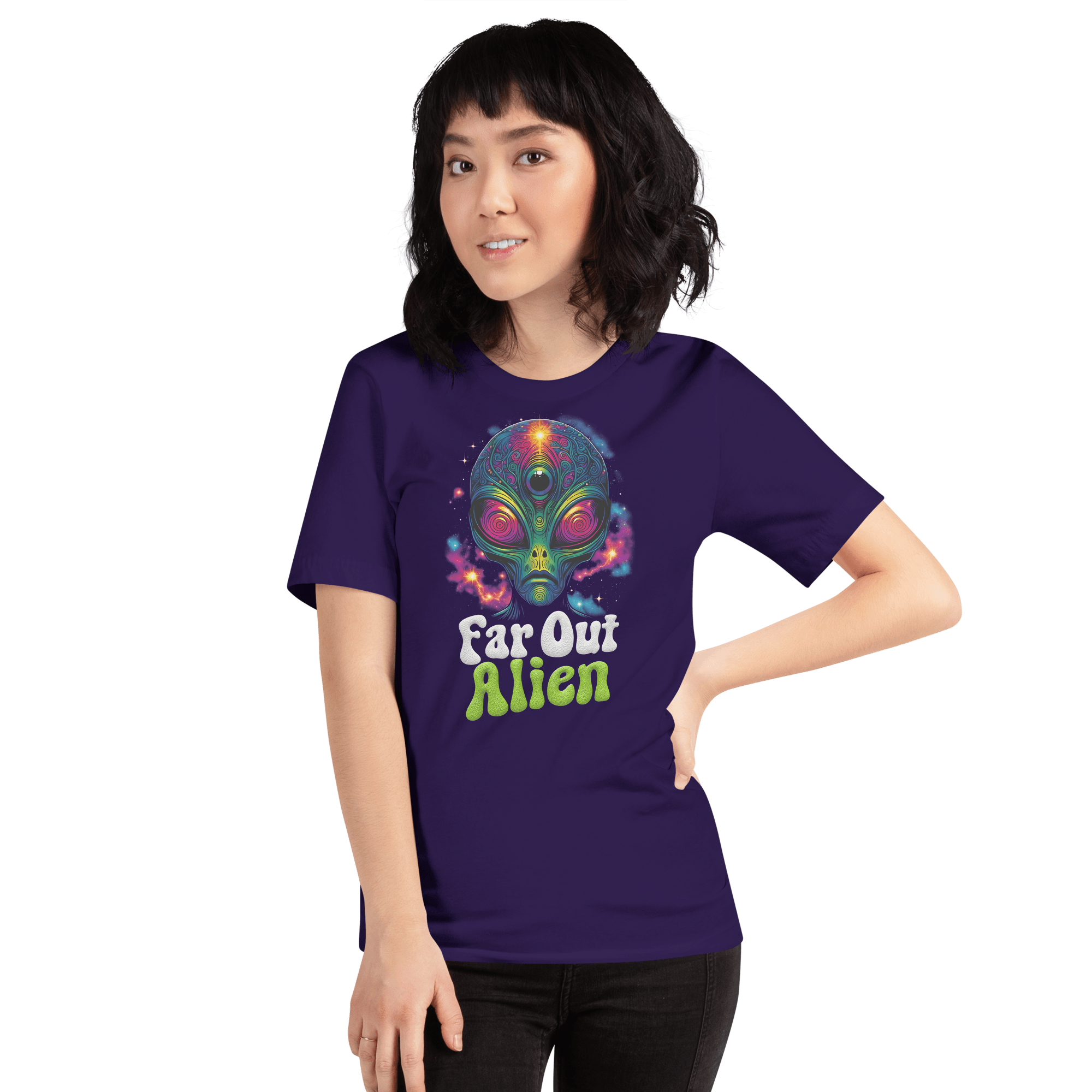 Far Out Psychedelic Alien T-Shirt
