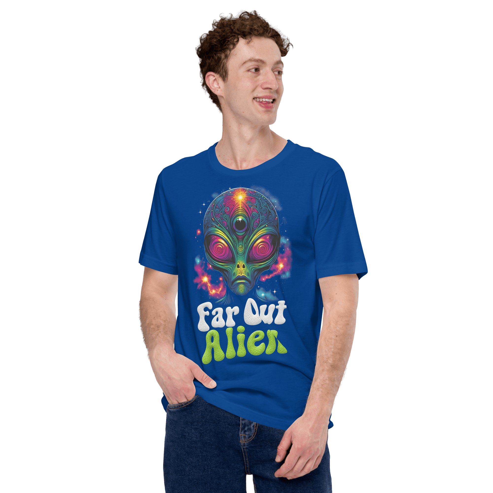 Far Out Psychedelic Alien T-Shirt