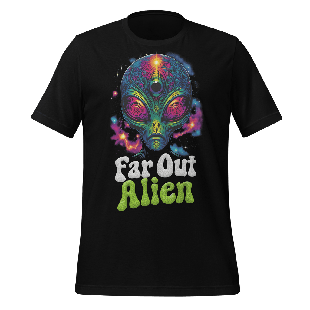Far Out Psychedelic Alien T-Shirt