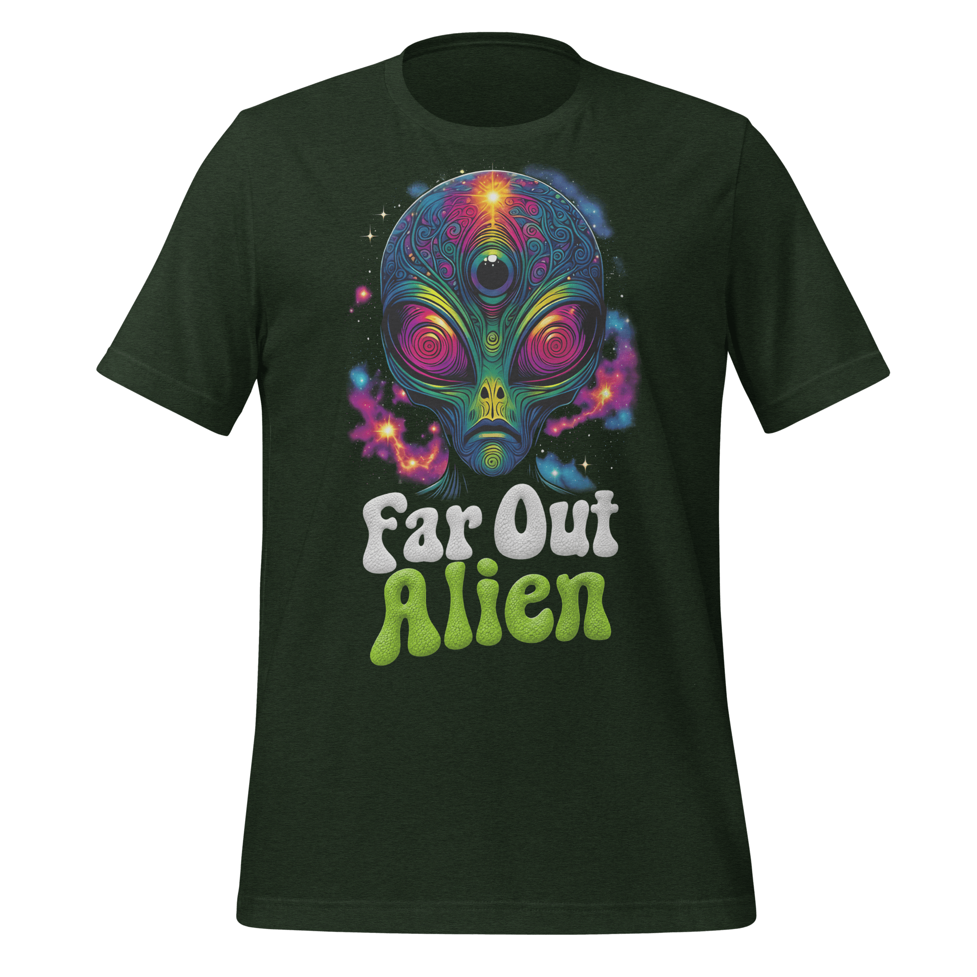 Far Out Psychedelic Alien T-Shirt