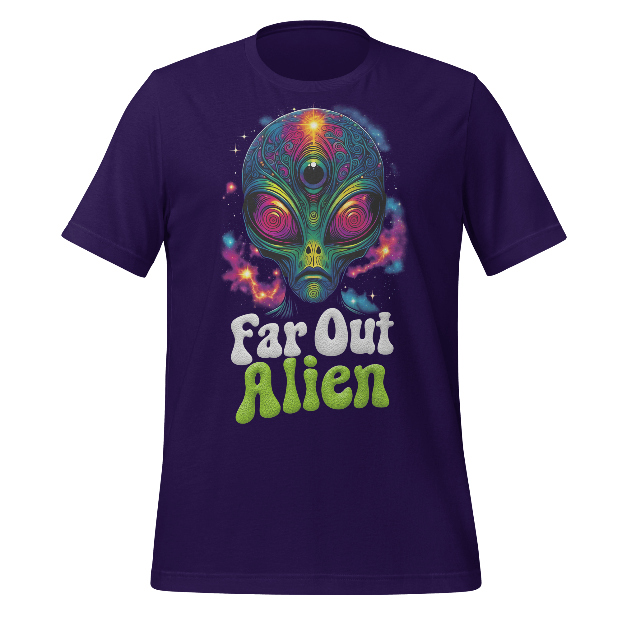 Far Out Psychedelic Alien T-Shirt