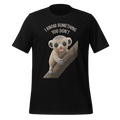 I Know Something You Don’t Shirt, Funny Baby Lemur T-Shirt, Cute Weird Animal Tee, Mischievous Lemur Graphic T-Shirt