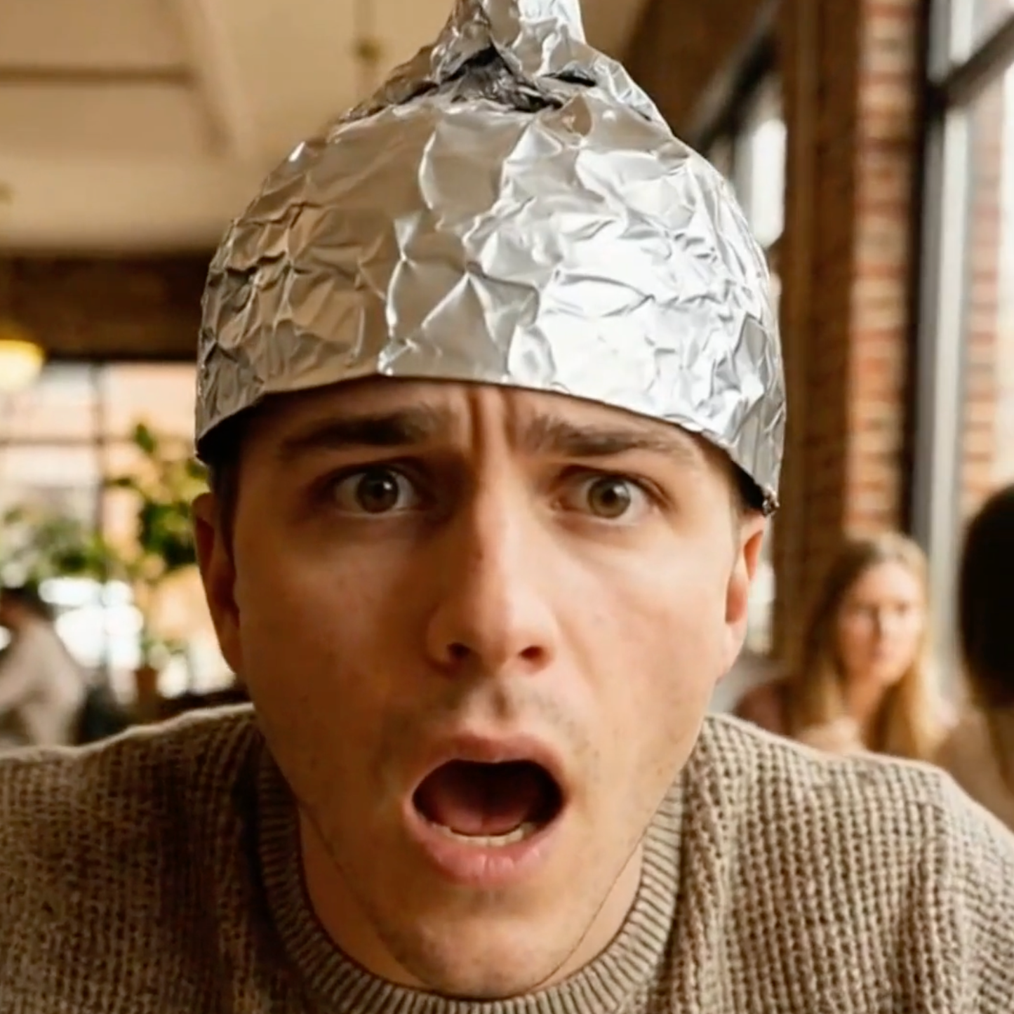 Tin Foil Hat Starter Kit, Funny Conspiracy Novelty Hat Set - TinFoiledHat