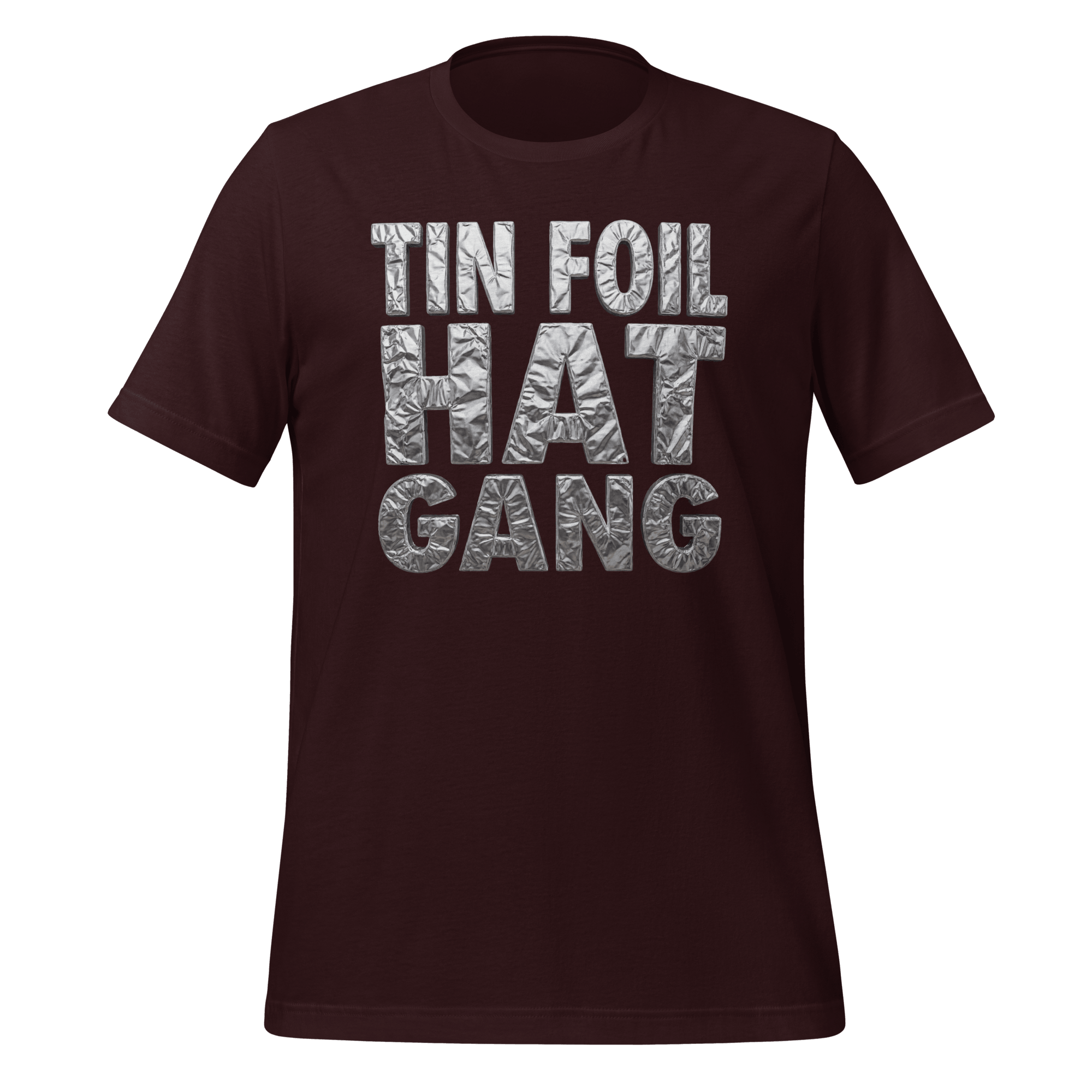 Tin Foil Hat Gang - Shiny Foil Logo T-Shirt