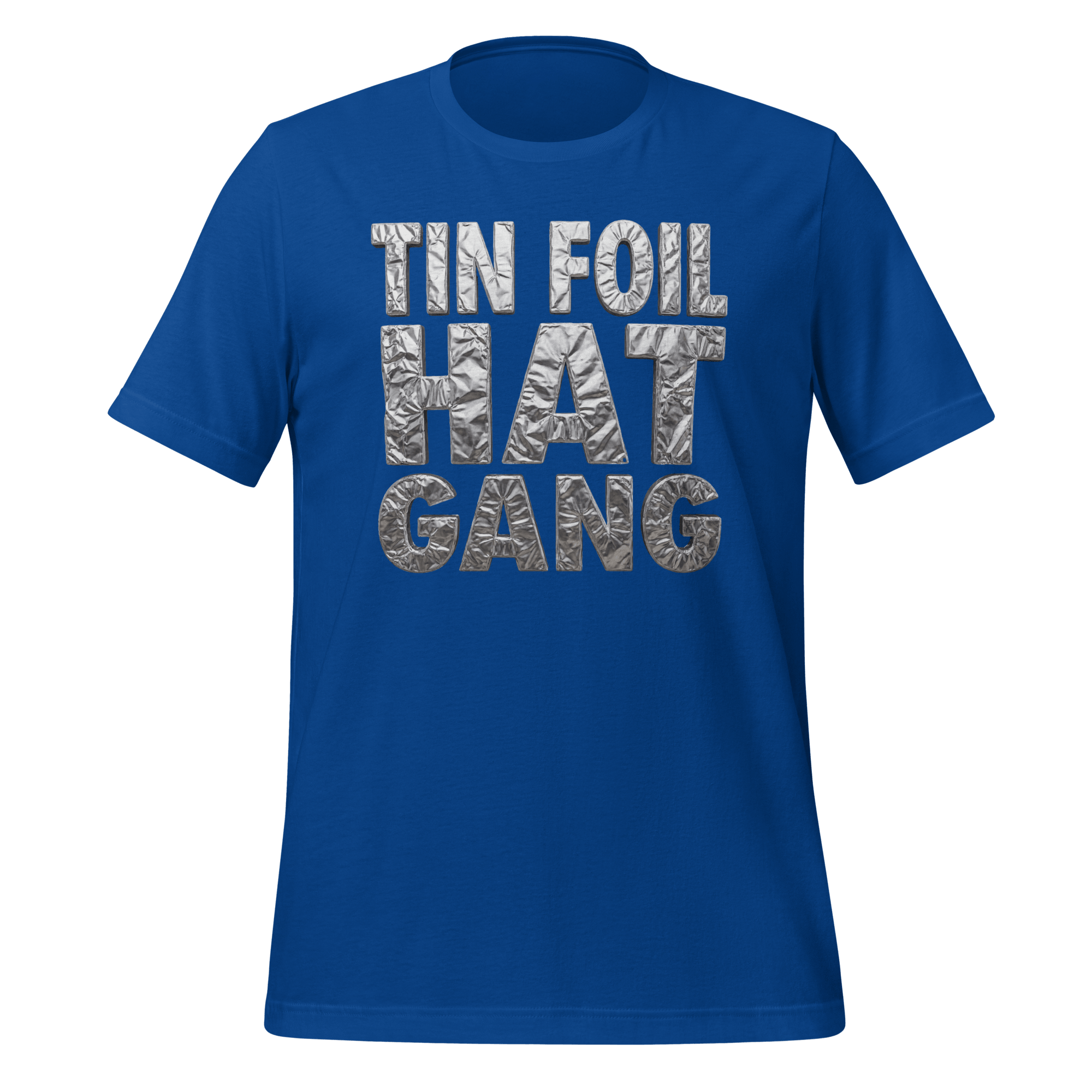 Tin Foil Hat Gang - Shiny Foil Logo T-Shirt
