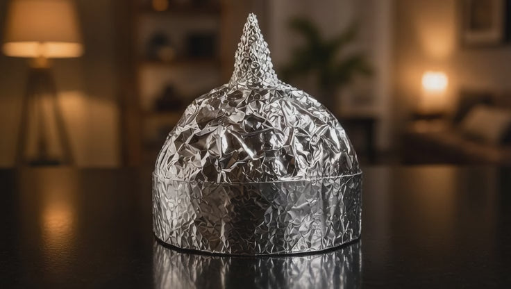 Tin Foil Hat Starter Kit, Funny Conspiracy Novelty Hat Set